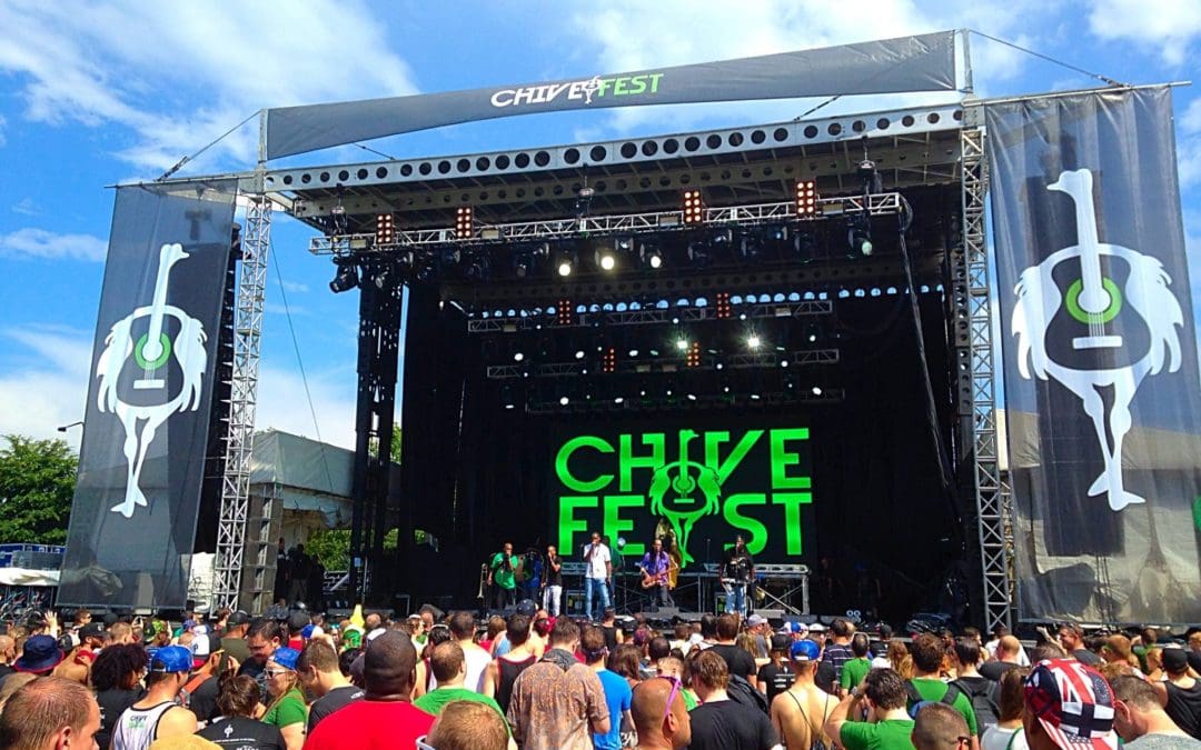 Chive Fest Stage Banners