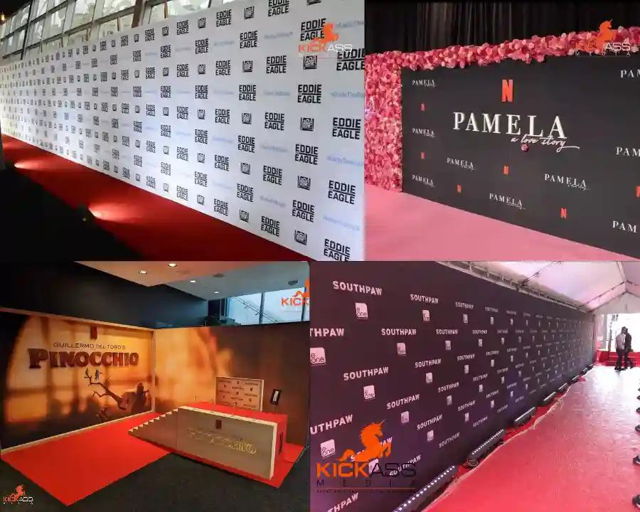 Movie Premiere Backdrops by KA Media