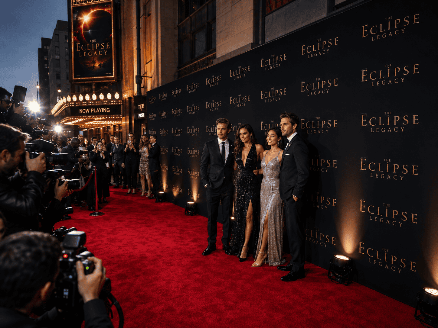 Movie Premiere Red Carpet Backdrop KA Media